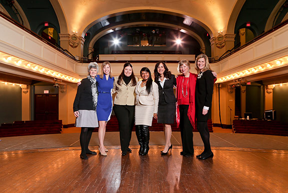 From left to right: Molly Navin, Stacy Tapke, Julie Dusing, Wonda Winkler, Serena Owen, Laurie Risch , Kim Halbauer 
