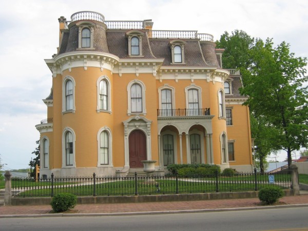 The 20,000-s.f. Culbertson Mansion was built in 1867 and now is a State Historic Site that attracts visitors to New Albany, Ind.