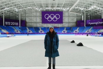 Quinnette Connor was one of many students who earned invaluable experience during the 2018 Olympic Games.