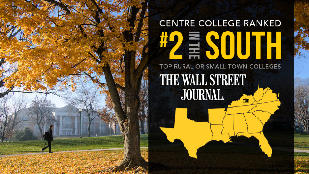 Centre College ranked 2 in the South in latest WSJ ranking