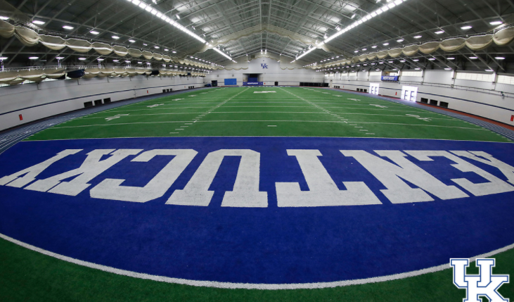 University of Kentucky football's practice facility Nutter Field House.