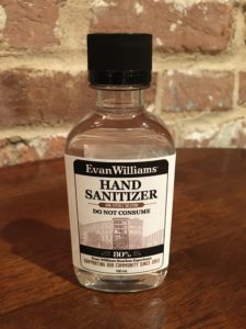 Evan Williams hand sanitizer