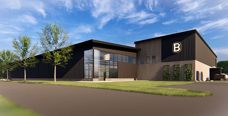 A rendering of Bardstown Bourbon Co.'s new bottling facility.