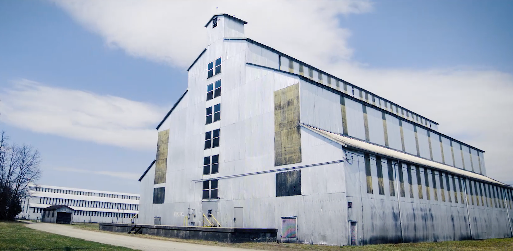 The shuttered T.W. Samuels Distillery.