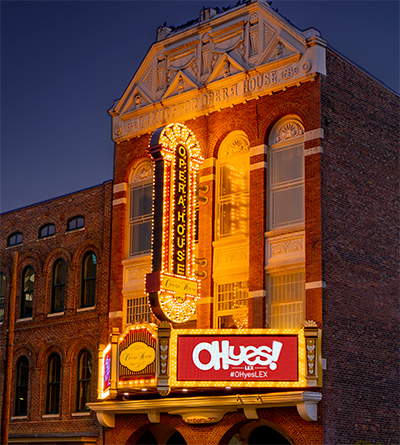 New Lexington Opera House marquee wins sign competition