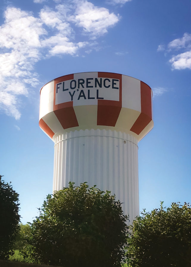 Florence Kentucky - 4K Drone Footage - Florence Y'all Water Tower 