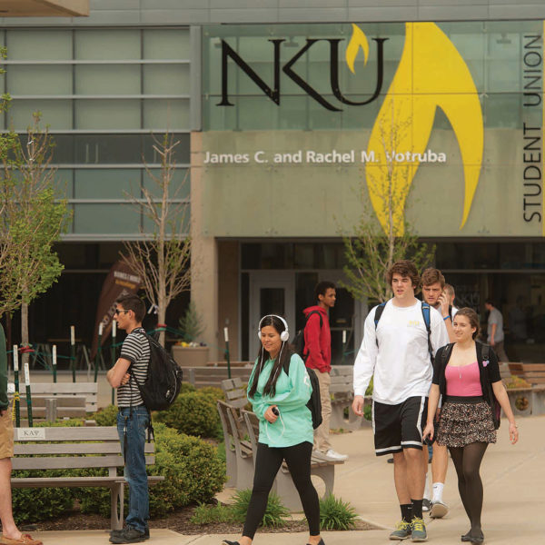 About 16,000 students attend Northern Kentucky University, located on 300 acres in Highland Heights just seven miles from downtown Cincinnati. 