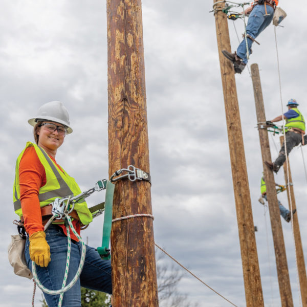 Gateway Community & Technical College launched a lineworker training certificate program in 2020 with the help of grant funding from the Duke Energy Foundation. 