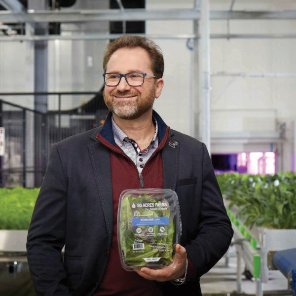 Mike Zelkind is co-founder and CEO of 80 Acres, which is locating a new vertical farming facility in Boone County.