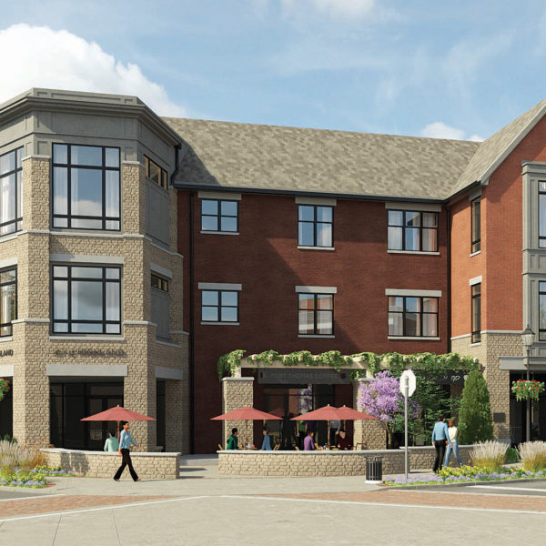 One Highland, a mixed-use luxury condominium development being constructed in the heart of historic Fort Thomas, will feature nearly 13,000 s.f. of street level retail/office space and 18 single-level, luxury condominiums. 
