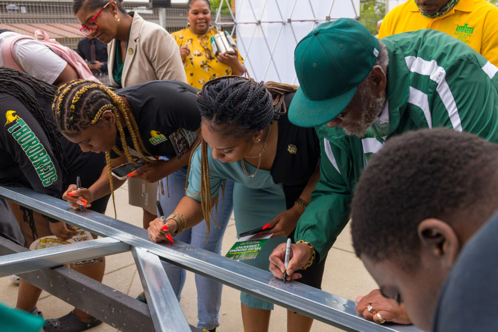 KSU celebrates milestone in new student housing project Lane Report