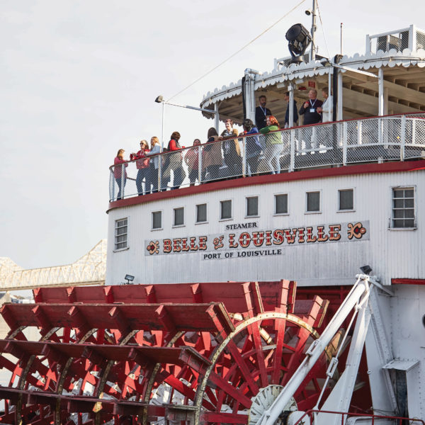 Built in 1914, the Belle of Louisville is the oldest operating steamboat in the United States.