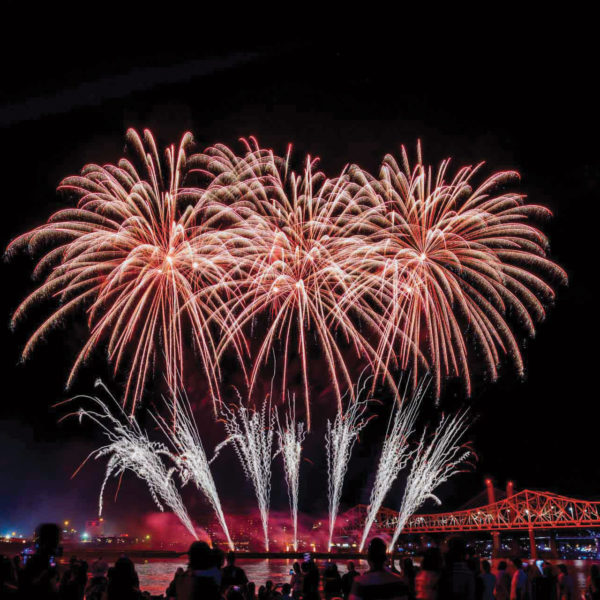Thunder Over Louisville is a brilliant fireworks extravaganza that kicks off the Kentucky Derby Festival each year.