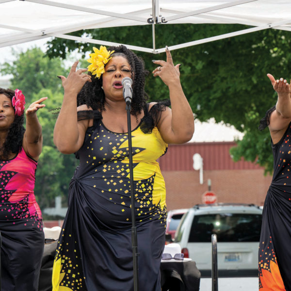 LaVon and the Vonnettes perform at Unity in the Community, an Arts in Neighborhoods event by Fund for the Arts, which has supported artists and arts organizations in Louisville and eight surrounding counties for 73 years. 
