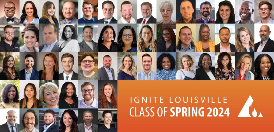 54 Leaders Selected For Ignite Louisville 2024 Class Lane Report   IL Spring 2024 Class Composite Graphics2 900x434 