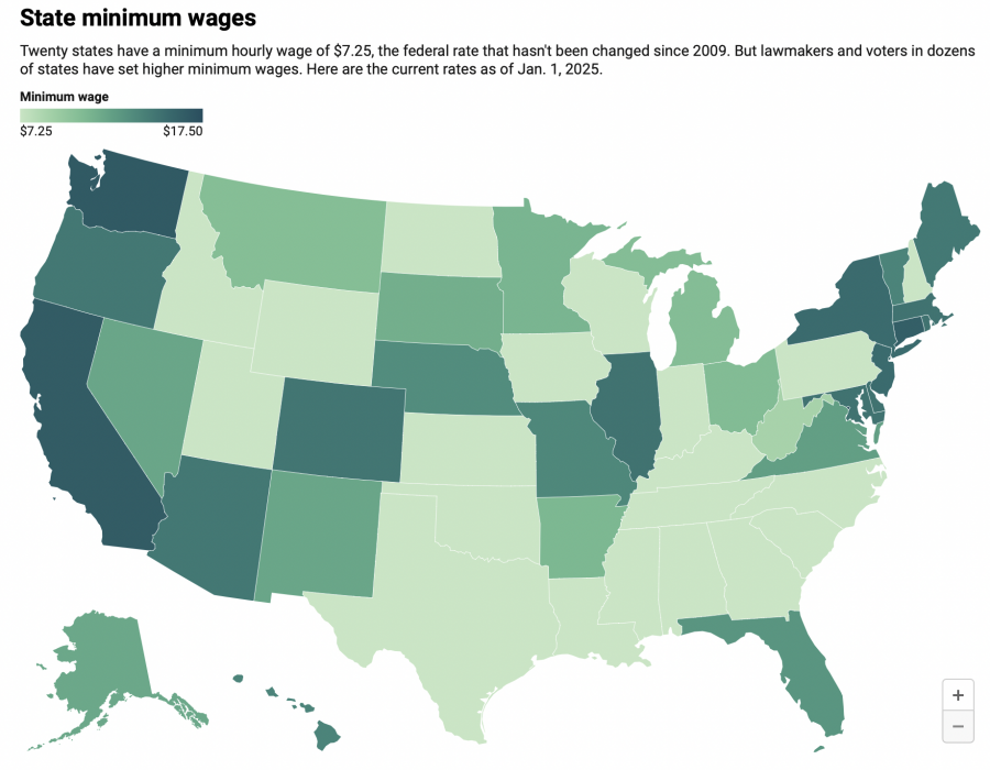 Minimum Wage Example Minimum wages are increasing in nearly half the states this year - The ...