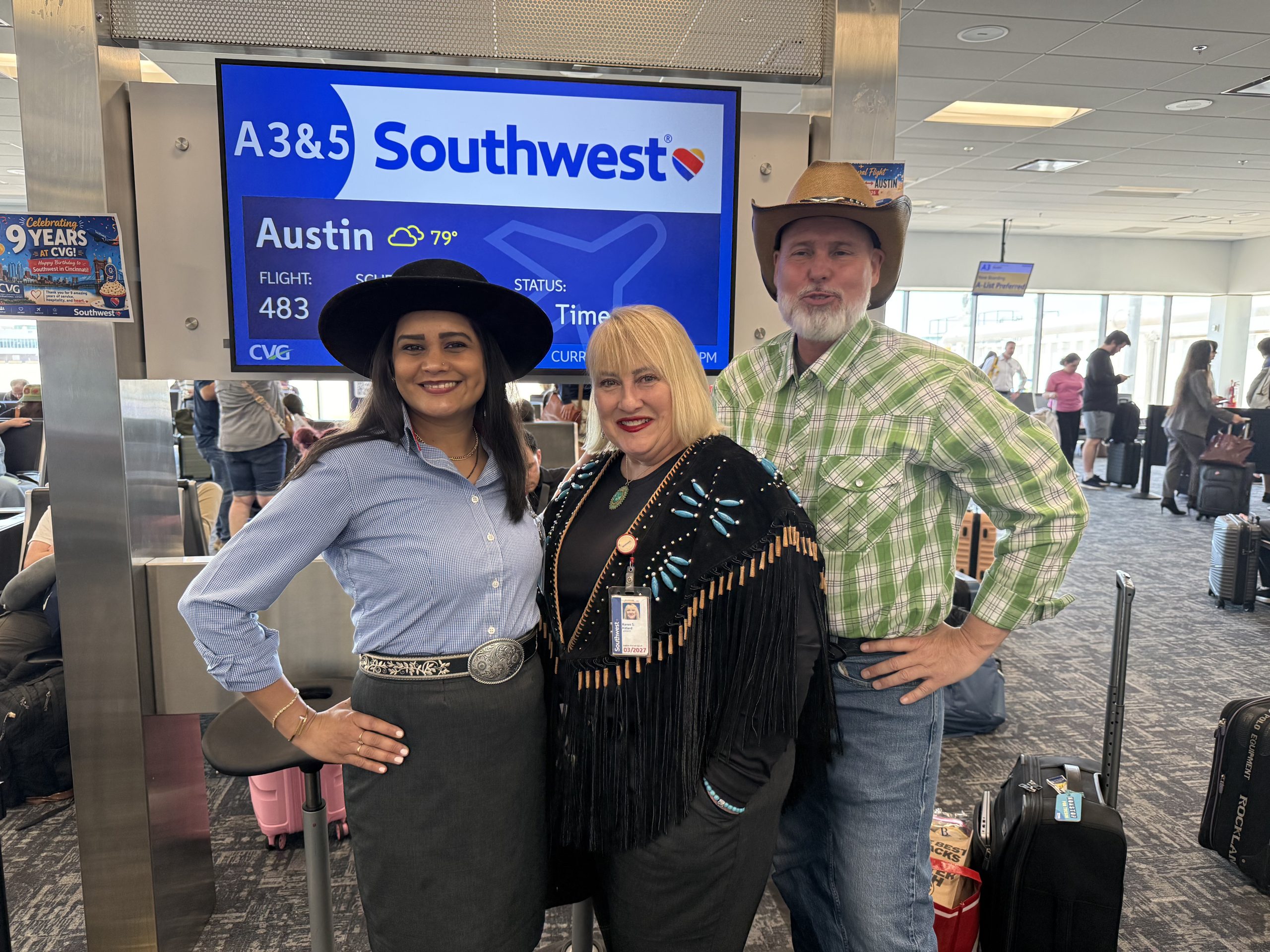 Southwest and CVG celebrate inaugural nonstop flight to Austin, Texas