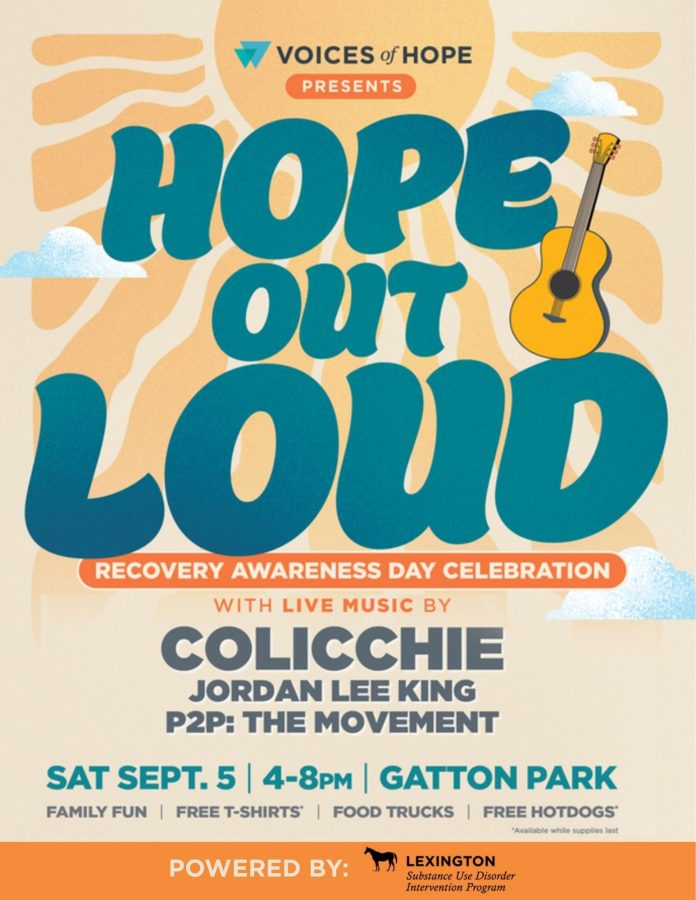 Voices of Hope to host Recovery Awareness Day celebration Sept. 5 in Lexington